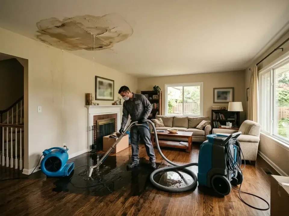 attic-pipe-burst-ceiling-drip-008 — frequently asked questions, Water Damage Restoration & Carpet Care in Ramsey, MN